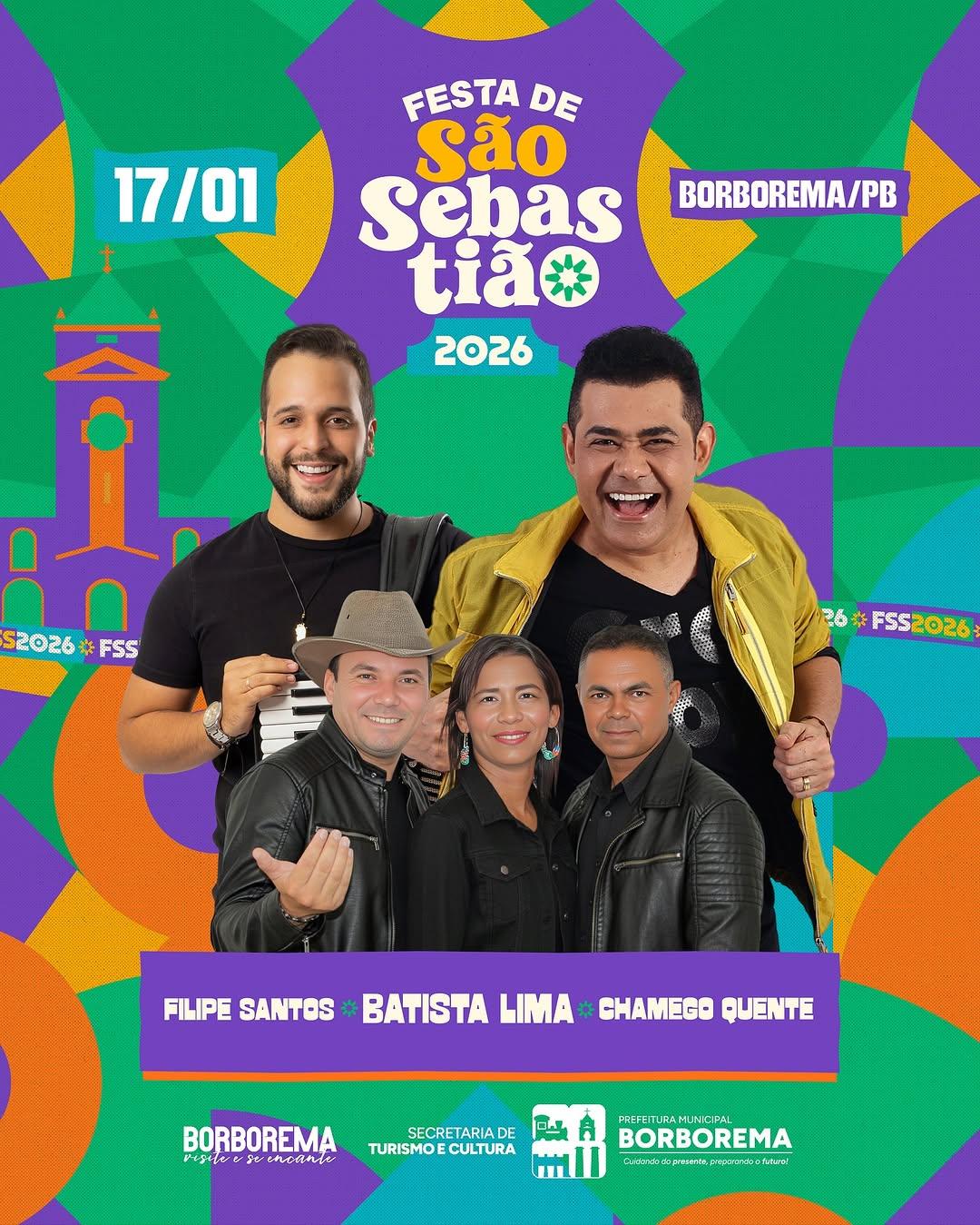 Festa de São Sebastião 2026 movimenta Borborema em janeiro imagem