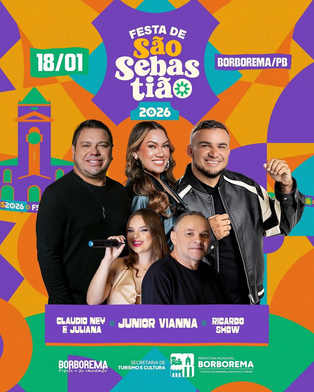 Festa de São Sebastião 2026 movimenta Borborema em janeiro imagem